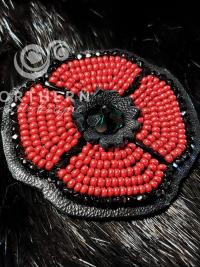 2022 limited edition Charitable beaded poppy