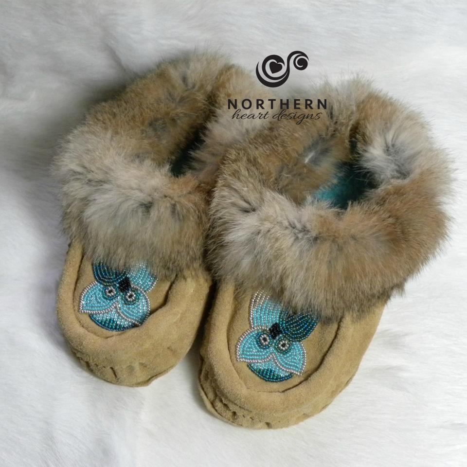 Children's beaded moccasins