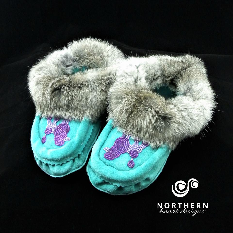 Children's beaded moccasins