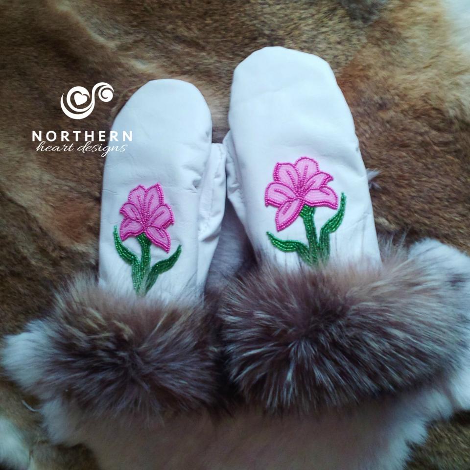 Custom Beaded Mitts