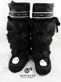 mukluks, wrap-arounds, beaded mukluks
